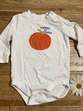 Gymboree Mommy's Lil Pumpkin One piece Size 3-6 Mo